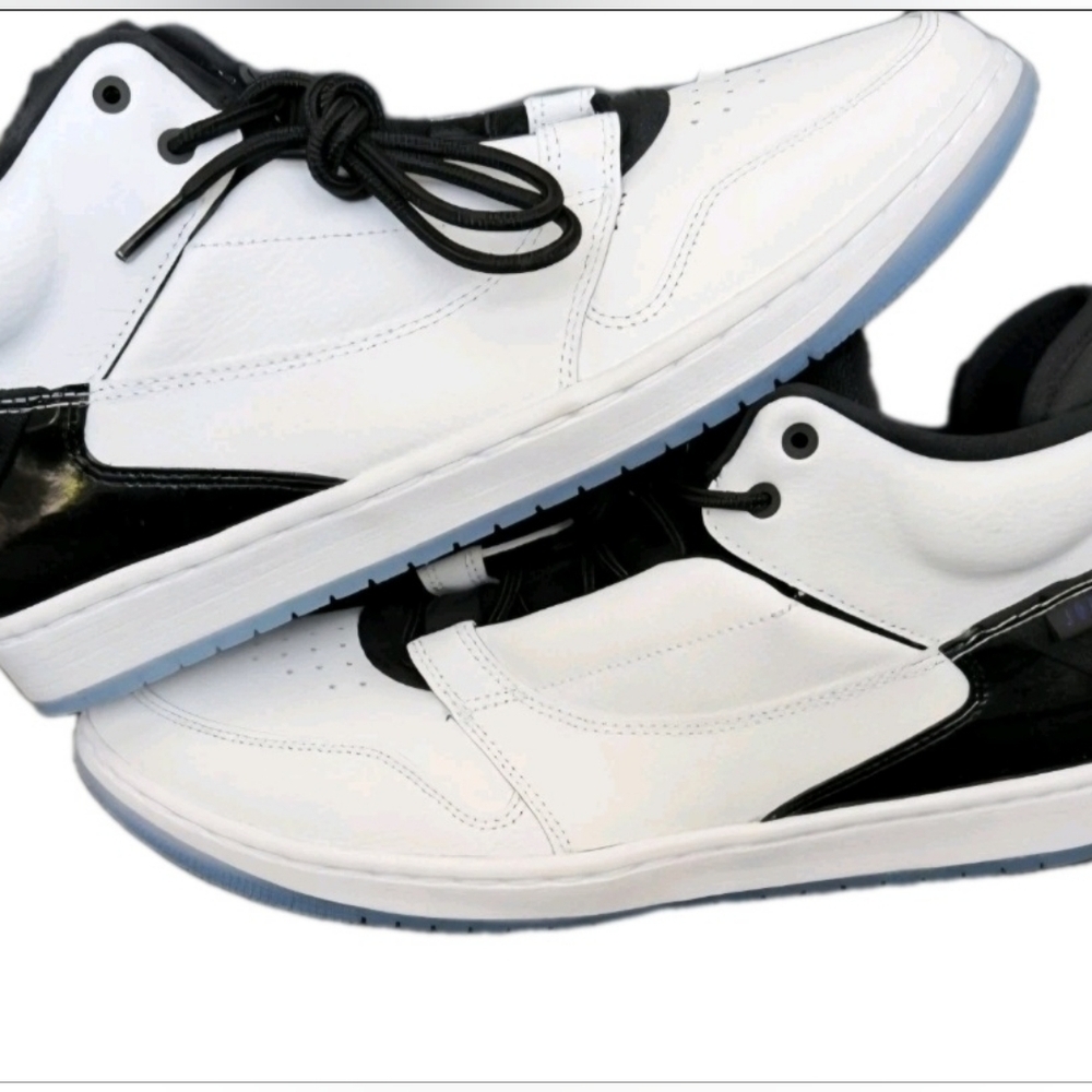 NIKE AIR JORDAN Men's "Fadeaway" Concord Basketball Sneakers Men's Size 10.5 New - Picture 4 of 8